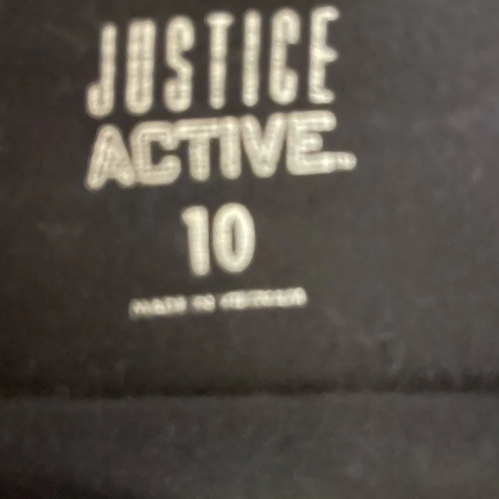 Justice Girls Size 10 Black Short Sleeve Shirt